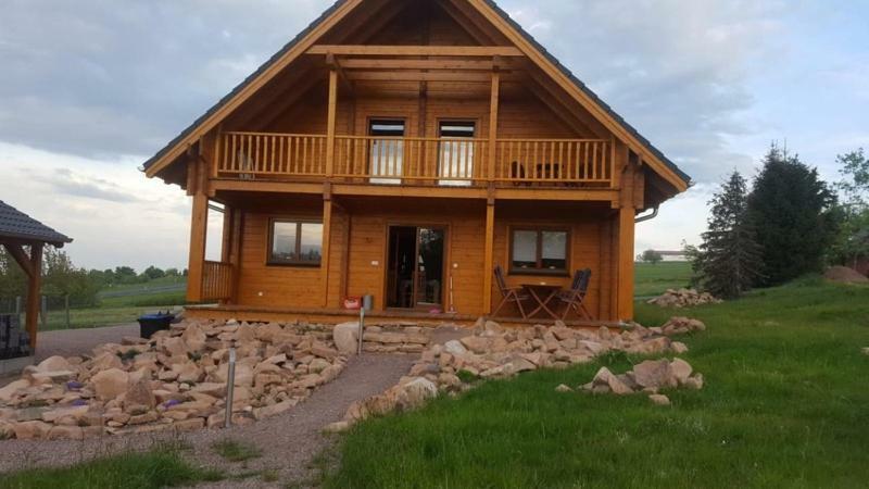 Holzblockhaus Magdalena Villa Altenberg Eksteriør bilde